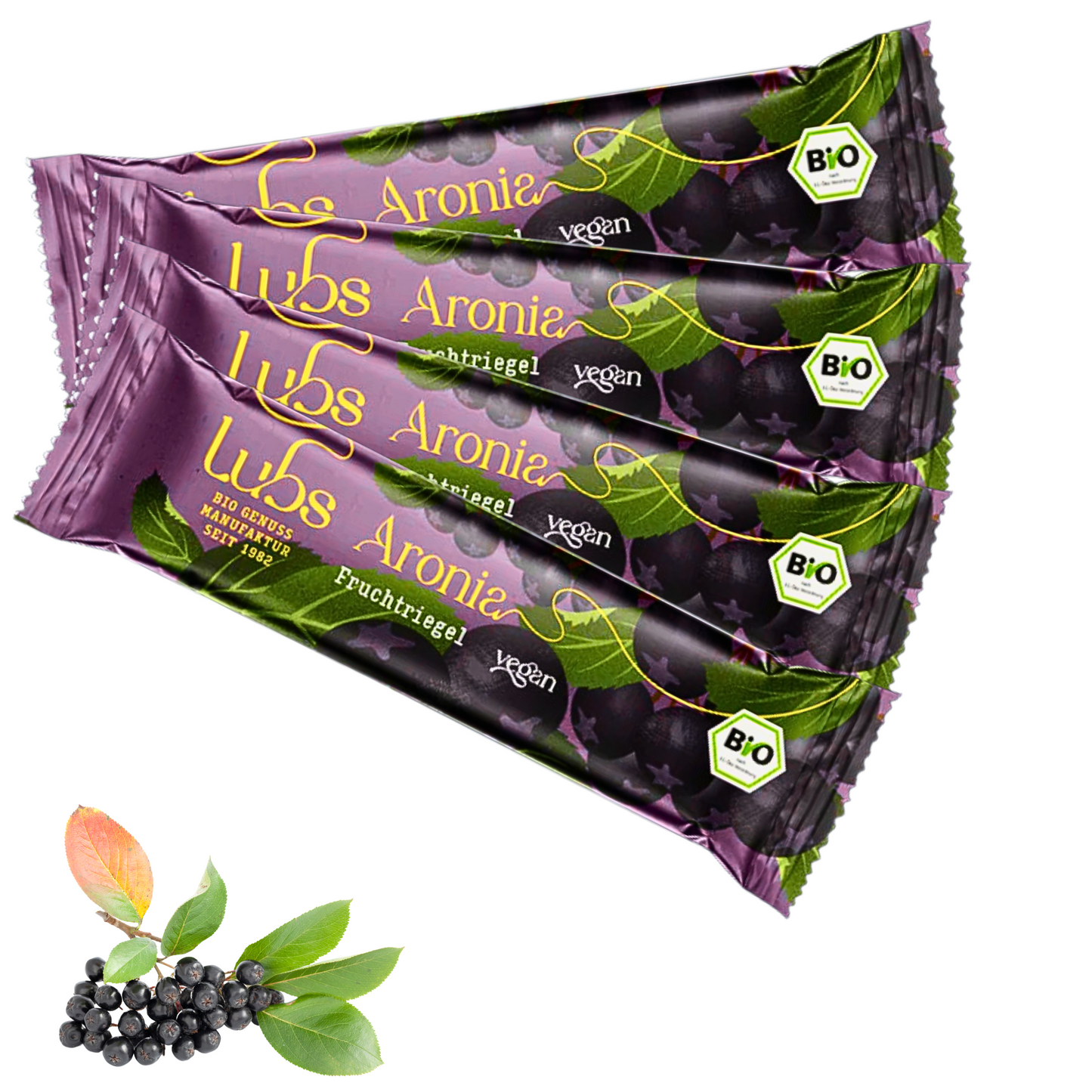 Lubs Bio & Vegan Fruchtriegel - Aronia Kirsch