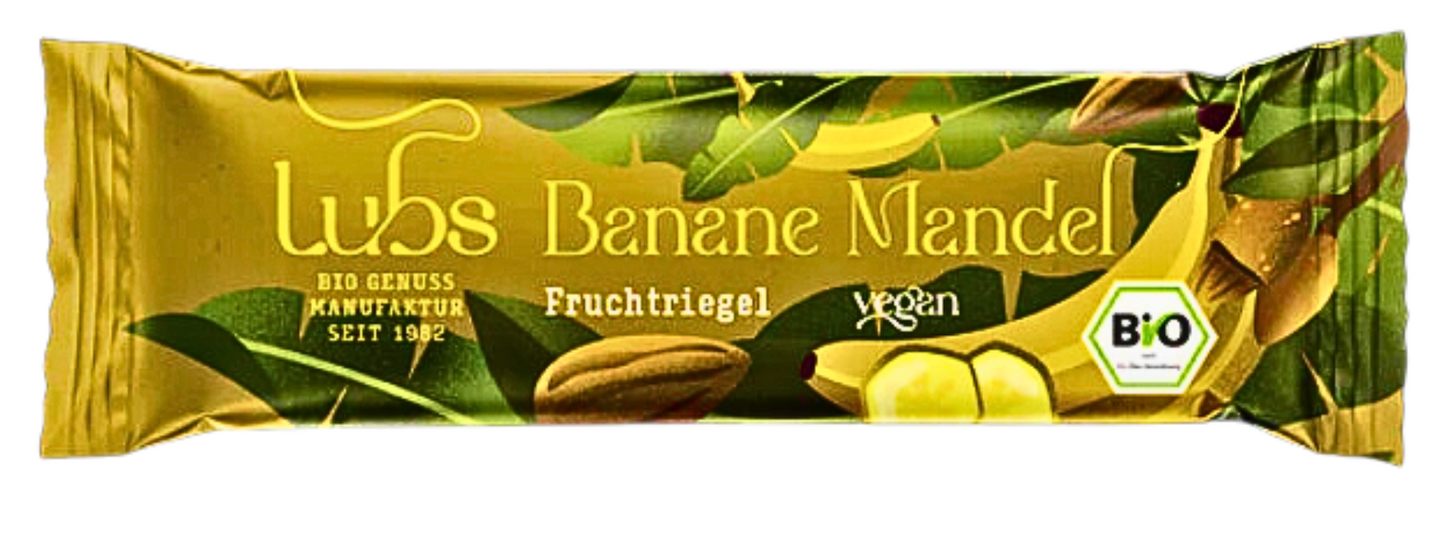 Lubs Bio& Vegan Fruchtriegel Banane & Mandel