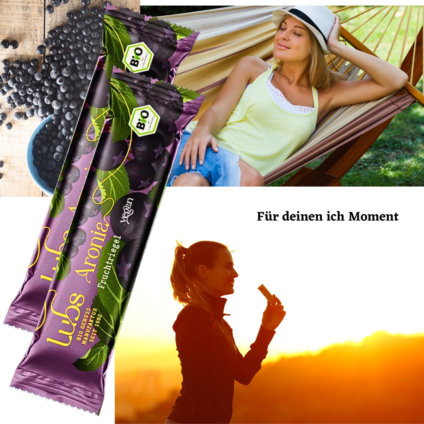 Lubs Bio & Vegan Fruchtriegel - Aronia Kirsch