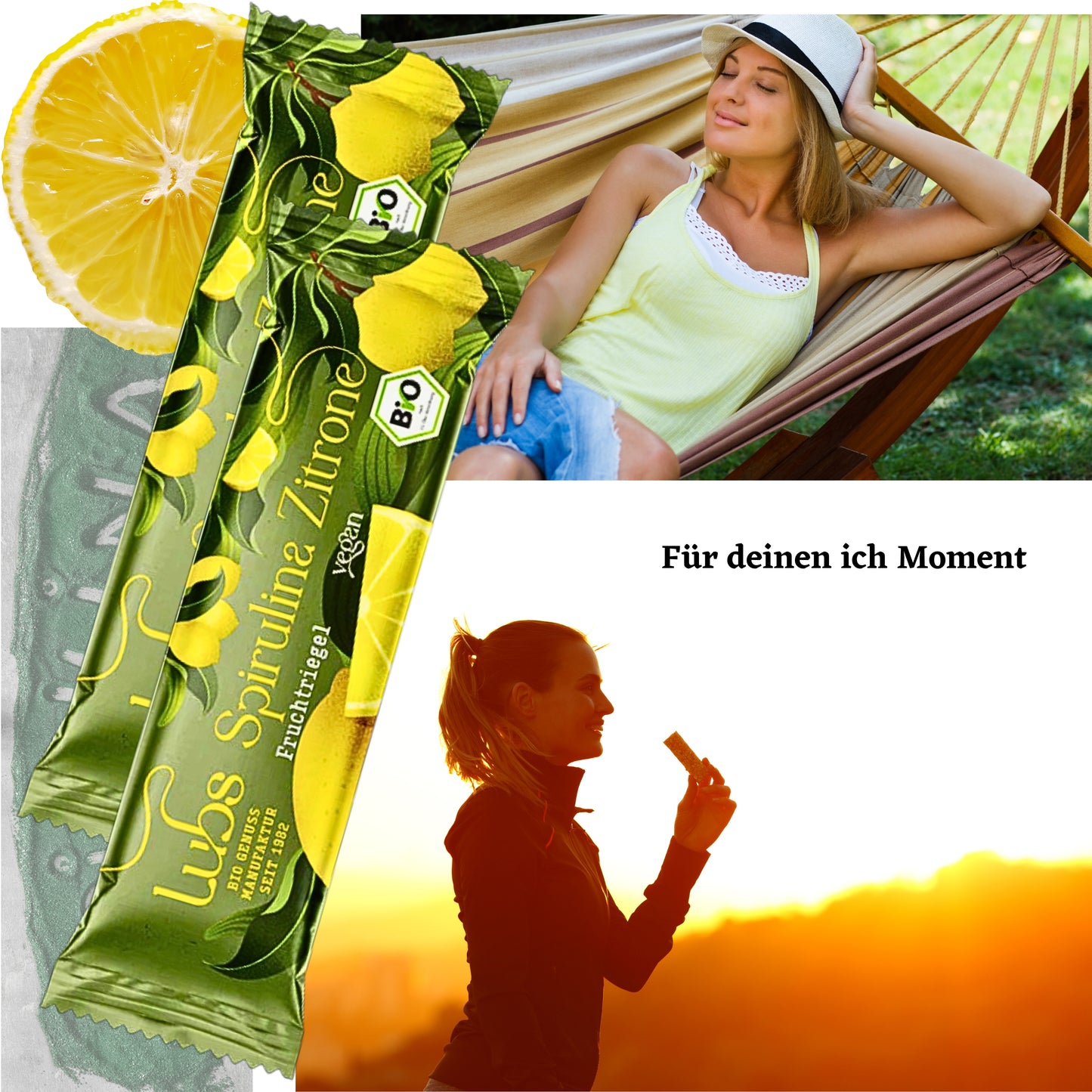 Lubs Fruchtriegel Bio Spirulina+Zitrone