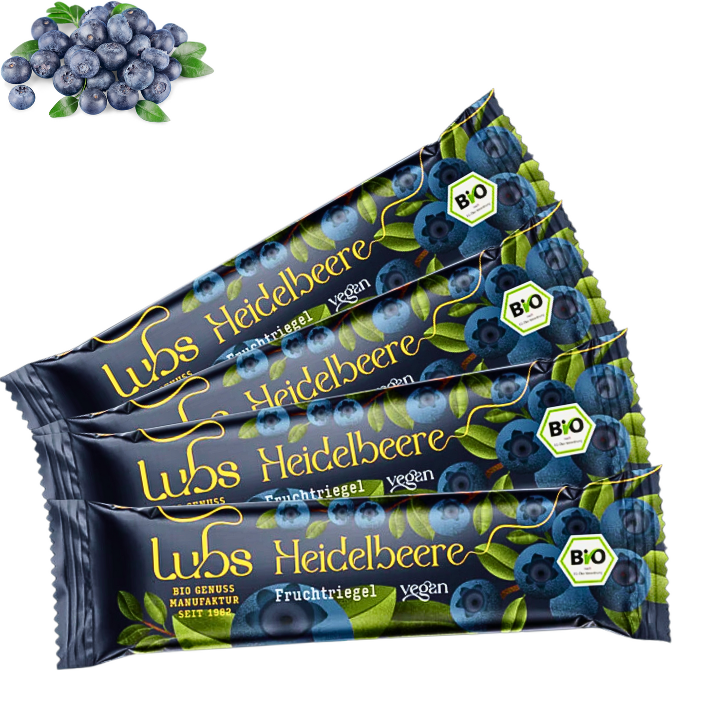Lubs Bio&Vegan Fruchtriegel Heidelbeer