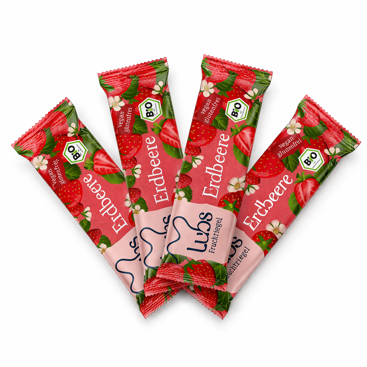 Lubs Bio & Vegan Fruchtriegel Erdbeer