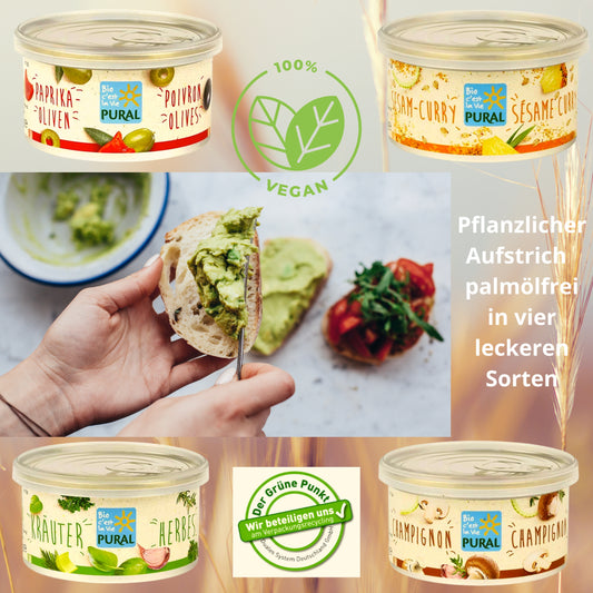 Pural Streich - Mischbox mit vier verschiedenen Sorten 4x125g