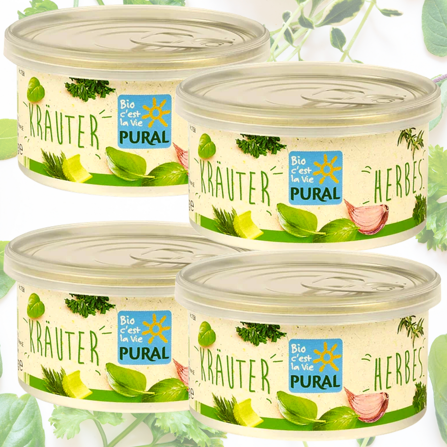 Pural Streich - Bio Kräuter Streich| Pflanzlicher Brotaufstrich