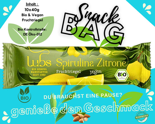 Lubs Fruchtriegel Bio Spirulina+Zitrone