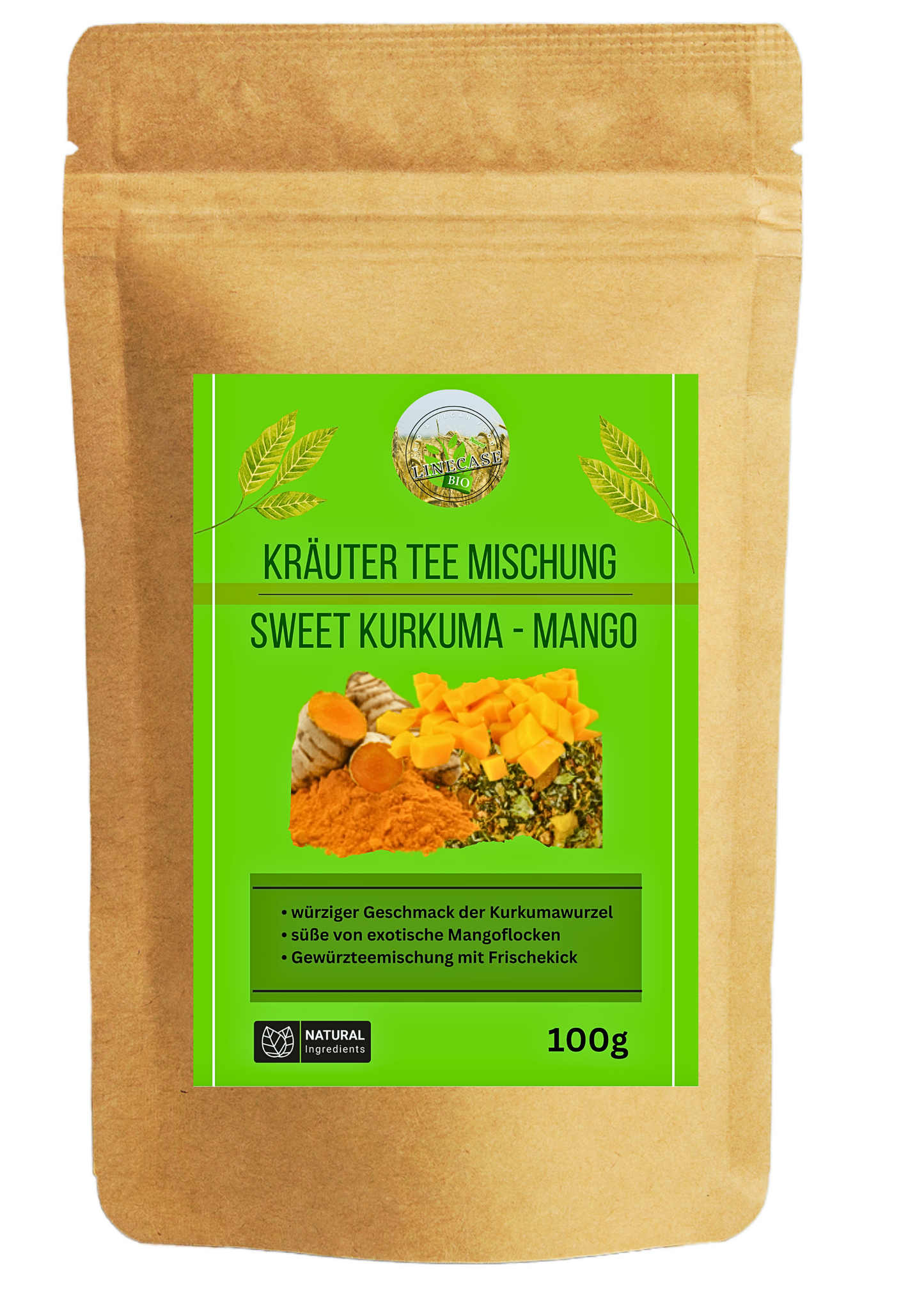 Linecase Kräutertee Mischung Sweet Kurkuma