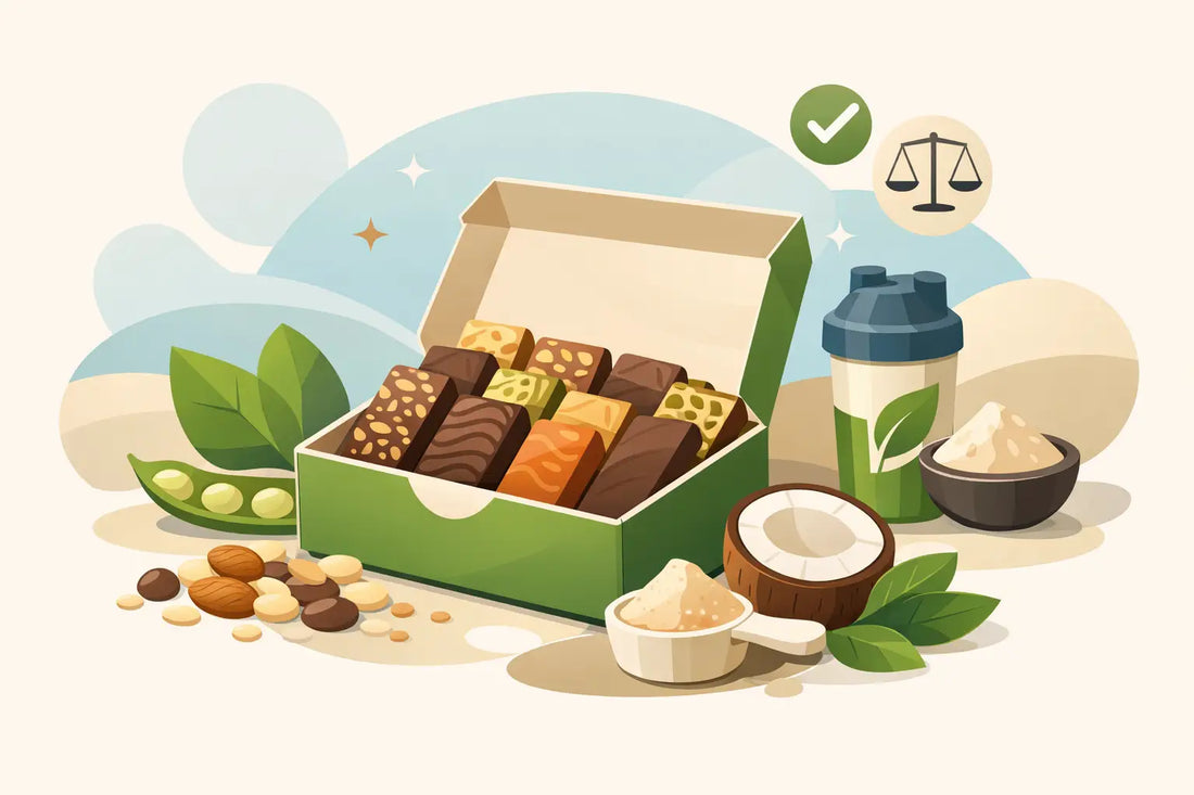 Proteinriegel Probierbox vegan richtig wählen