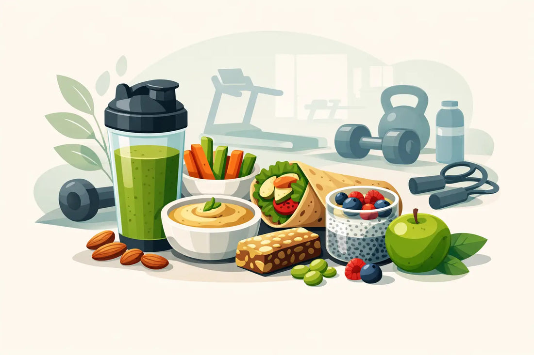 Snacks fürs Fitnessstudio vegan: die besten