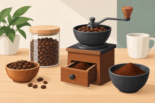 Kaffeebohnen mahlen für besseren Kaffee