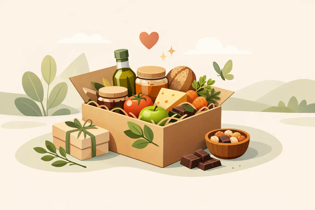 Bio Geschenkbox Essen: Genuss, der gut ankommt