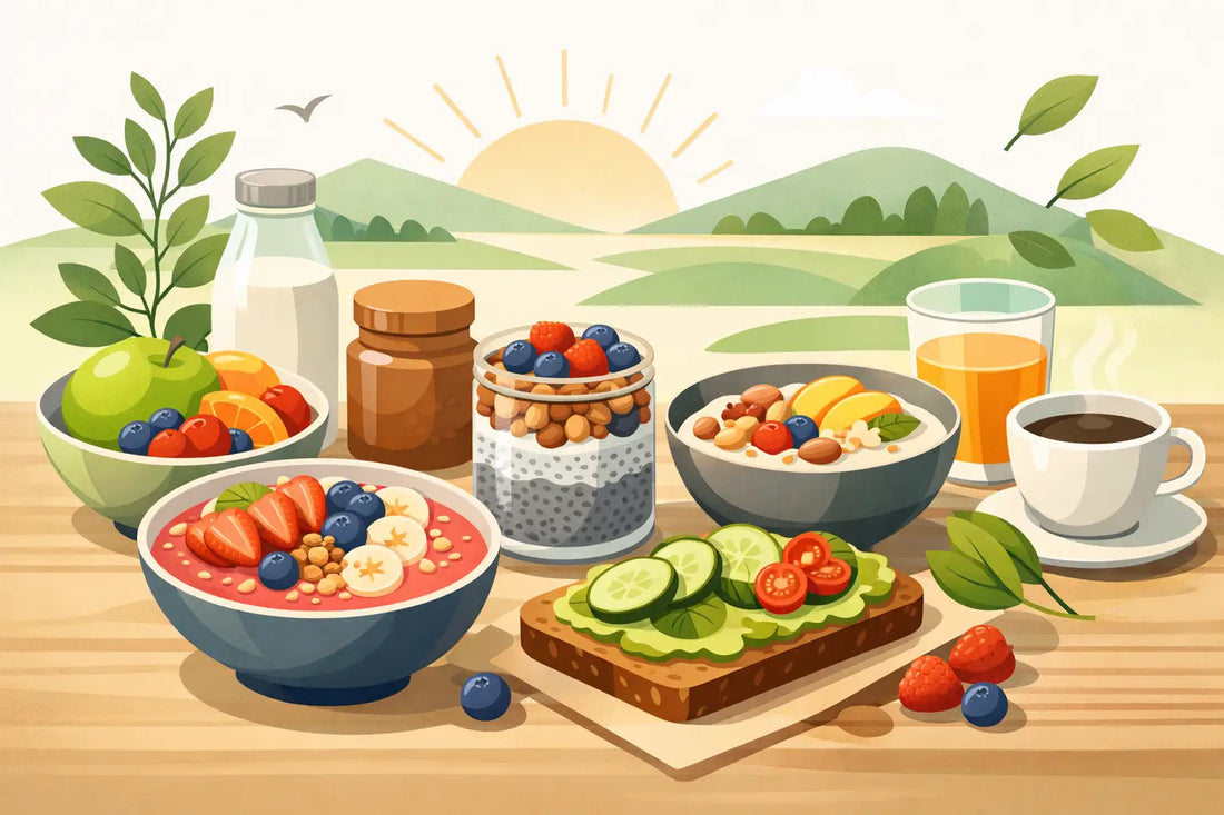 Bio-vegane Frühstückssnacks für jeden Morgen