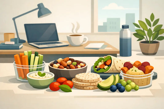 11 vegane Snacks fürs Büro, die wirklich passen