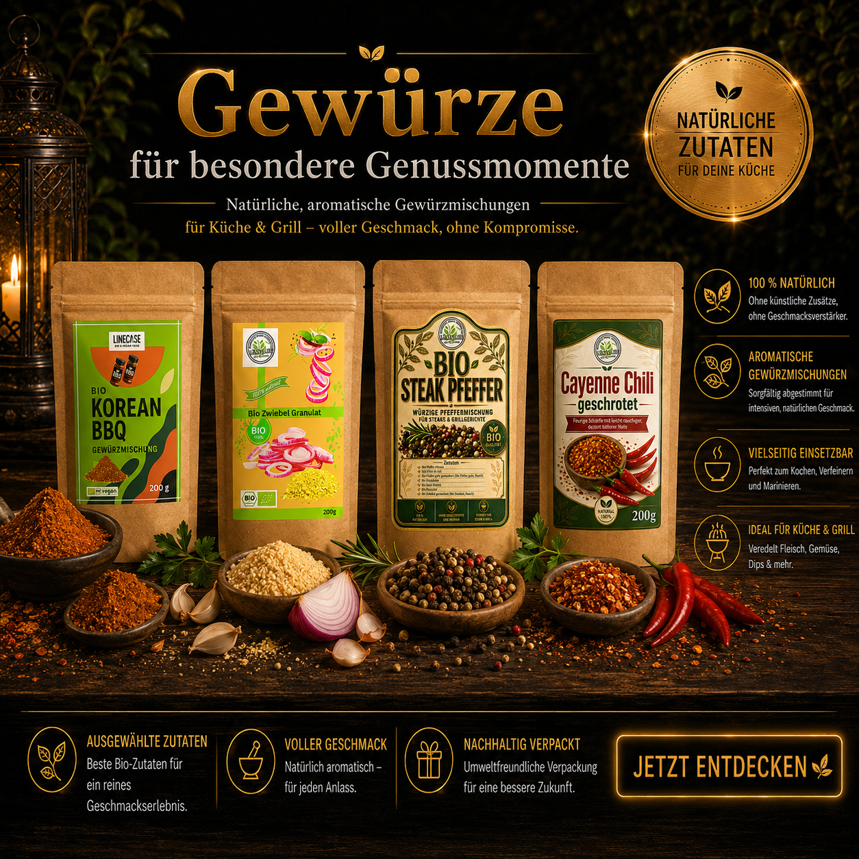 Linecase Gewürze für besondere Genussmomente