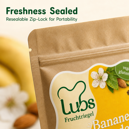 Lubs Bio& Vegan Fruchtriegel Banane & Mandel