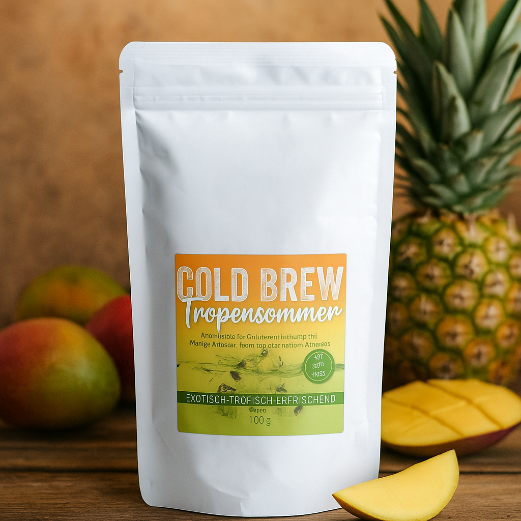 Cold Brew Tee Tropensommer| Mango Ananas Grüntee 100g| loser Grüntee