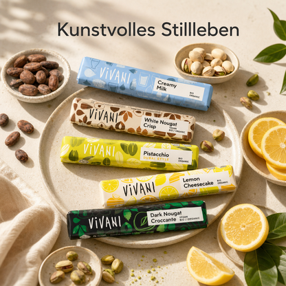 Vivani Schokoriegel gemischt| neun verschiedene Bio Riegel