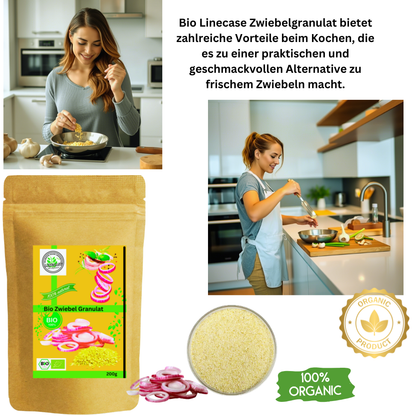 Linecase Bio Zwiebel Granulat 200g