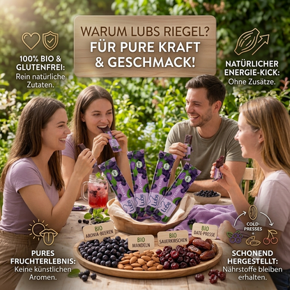 Lubs Bio & Vegan Fruchtriegel - Aronia Kirsch
