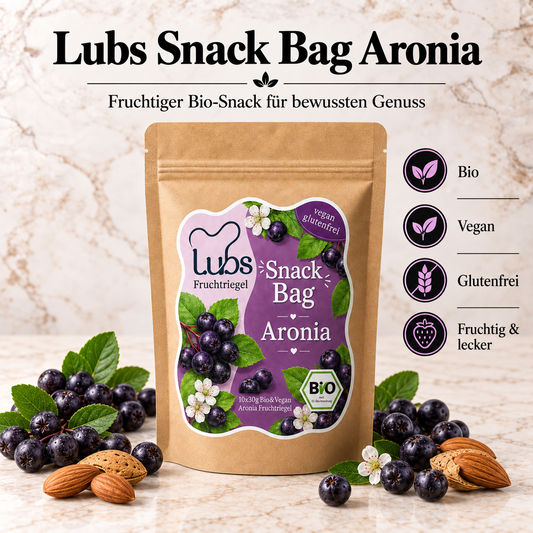 Lubs Bio & Vegan Fruchtriegel - Aronia Kirsch