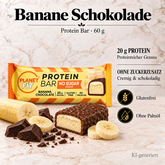 Banane Schokoladen Protein Riegel 60g