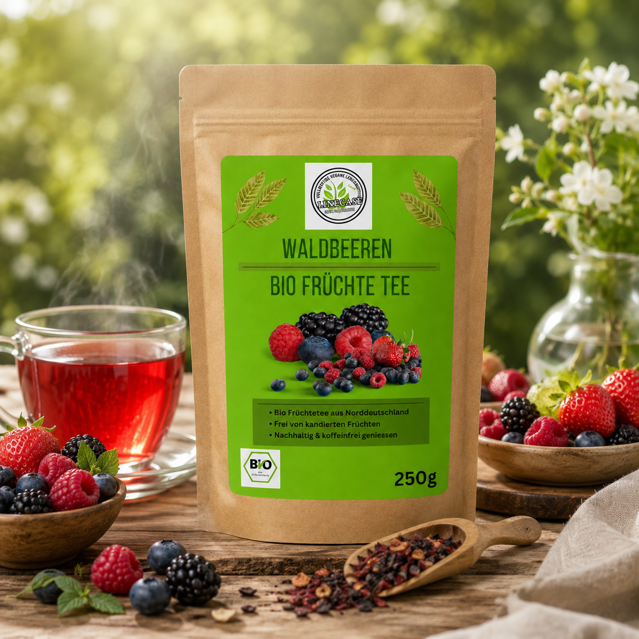 Linecase-Waldbeeren Bio Früchtetee
