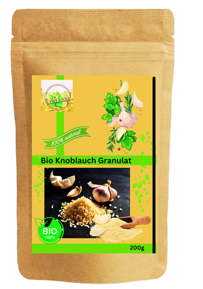 Bio Knoblauch Granulat 200g| Bio Knoblauch| Knoblauch granulat| Gewürzmischung