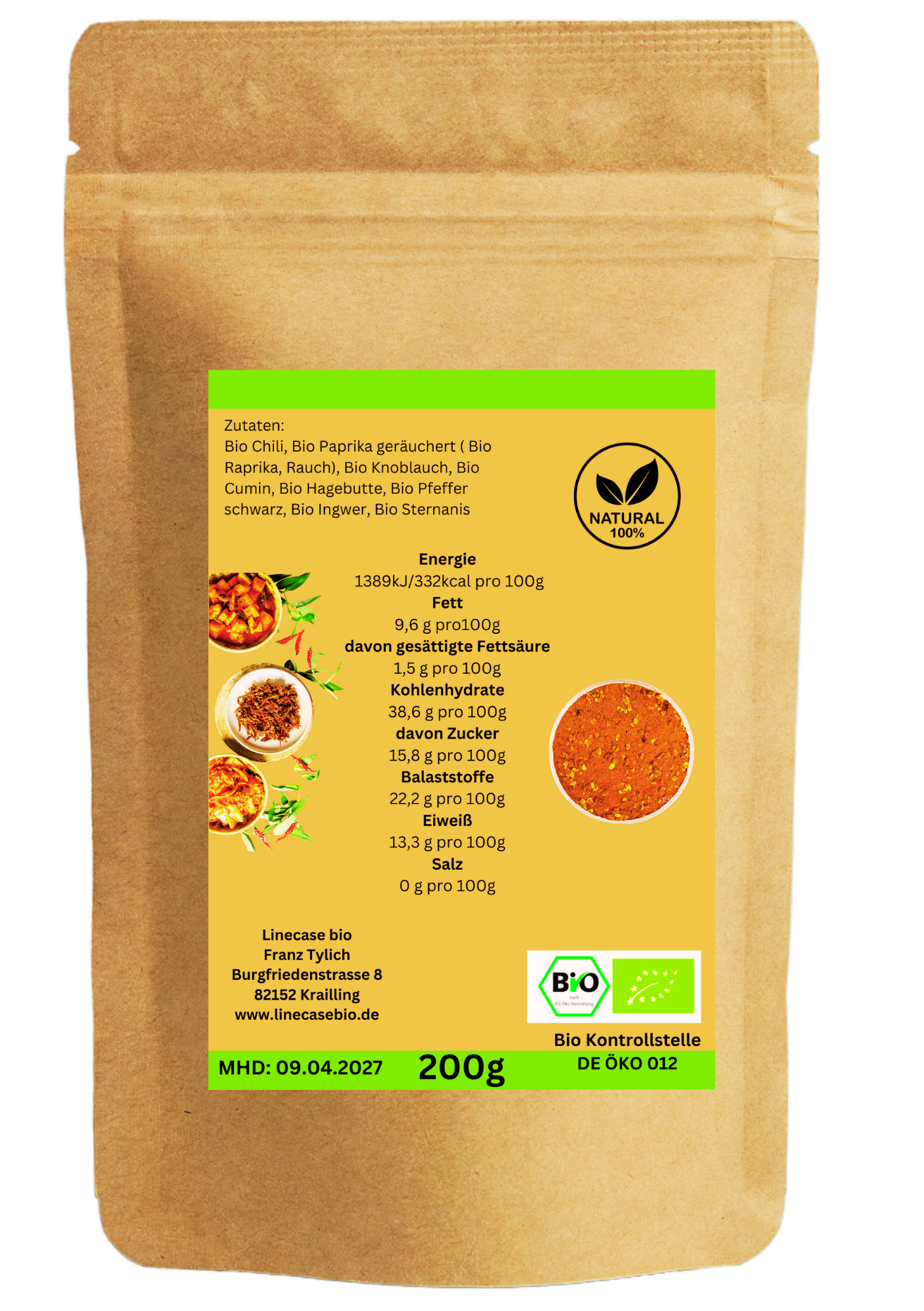 Linecase - Bio Korean BBQ Gewürzmischung 200g