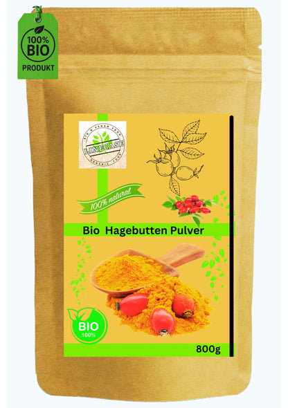 Bio Hagenbutten Pulver gemahlen