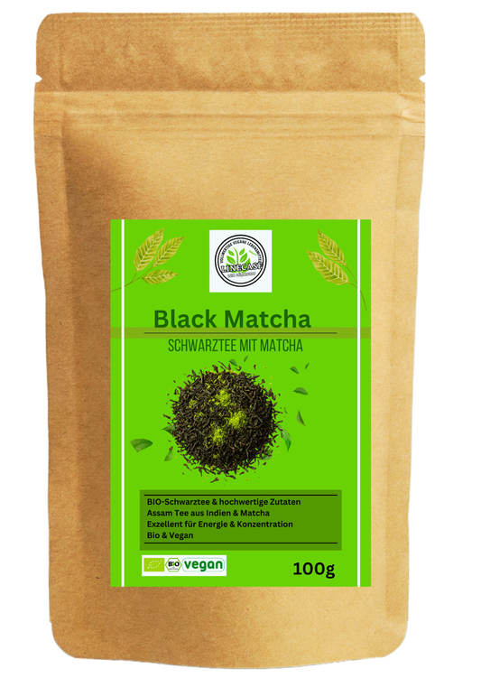 Linecase Black Matcha | Schwarztee mit Matcha 100g