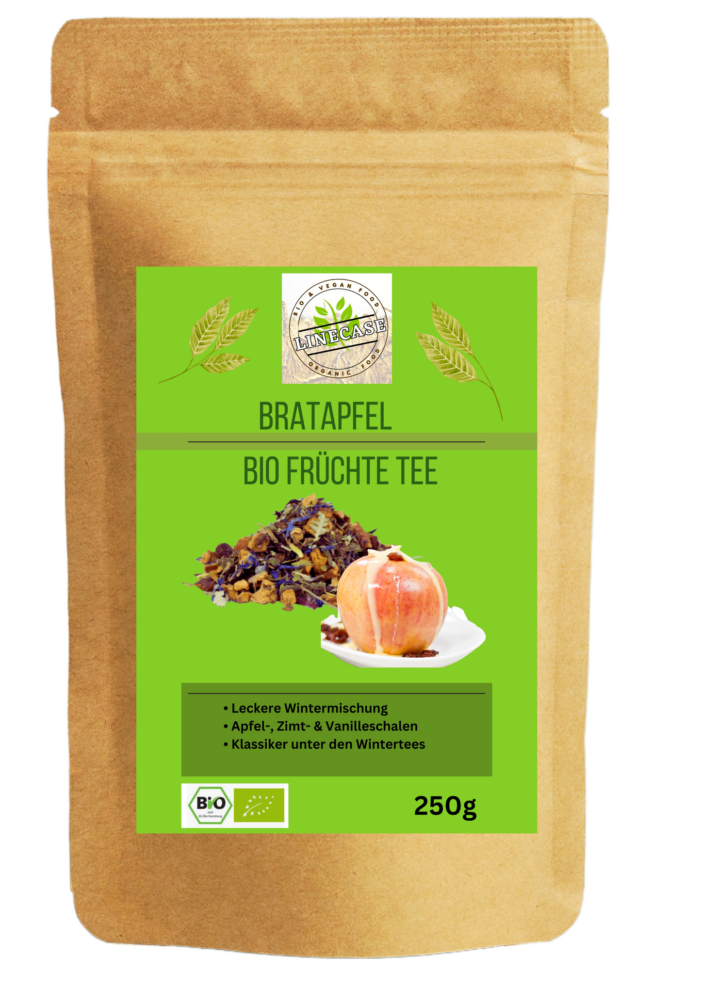 Linecase-Bratapfel Bio loser Früchte Tee