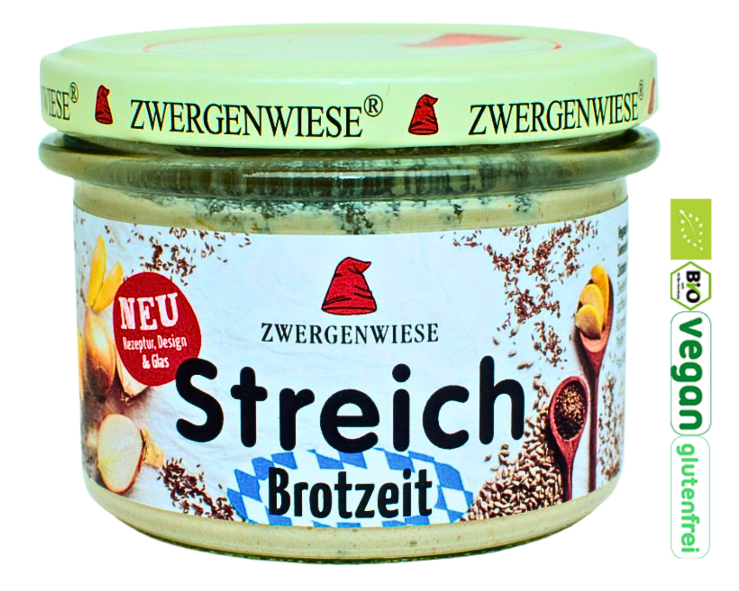 Zwergenwiese Brotzeit Streich 180g| Bio&Vegan Aufstrich| Veganer Streich