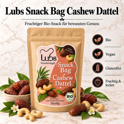 Lubs Bio & Vegan Rohkostriegel Cashwew Dattel