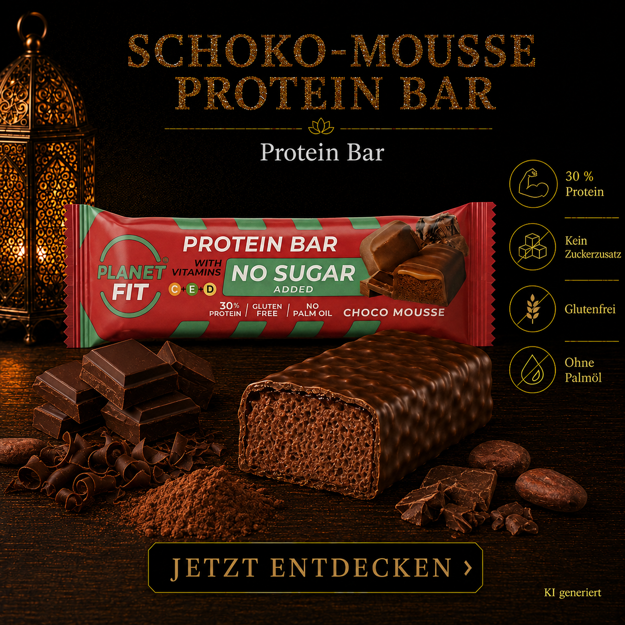 Choco Mousse Protein Riegel 40g