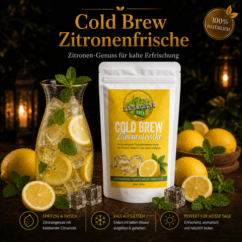 Früchteteemischung Zitronen|  Cold Brew Tee  100 g| Tee| Zitronen Tee| Früchtetee