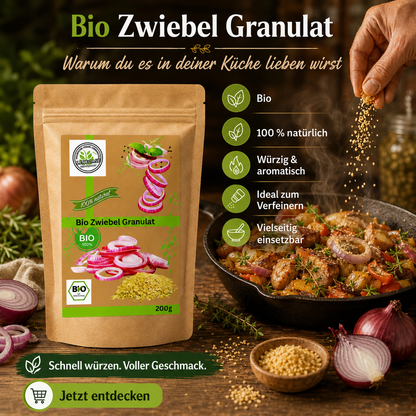 Linecase Bio Zwiebel Granulat 200g