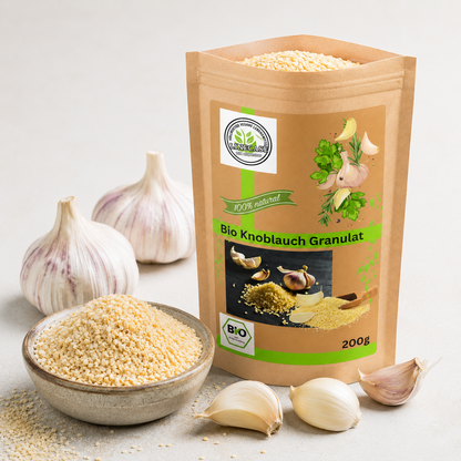 Linecase Bio Knoblauch Granulat 200 g – aromatisch, natürlich & vielseitig
