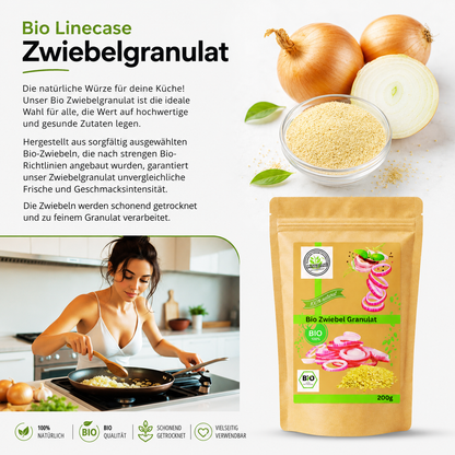 Linecase Bio Zwiebel Granulat 200g