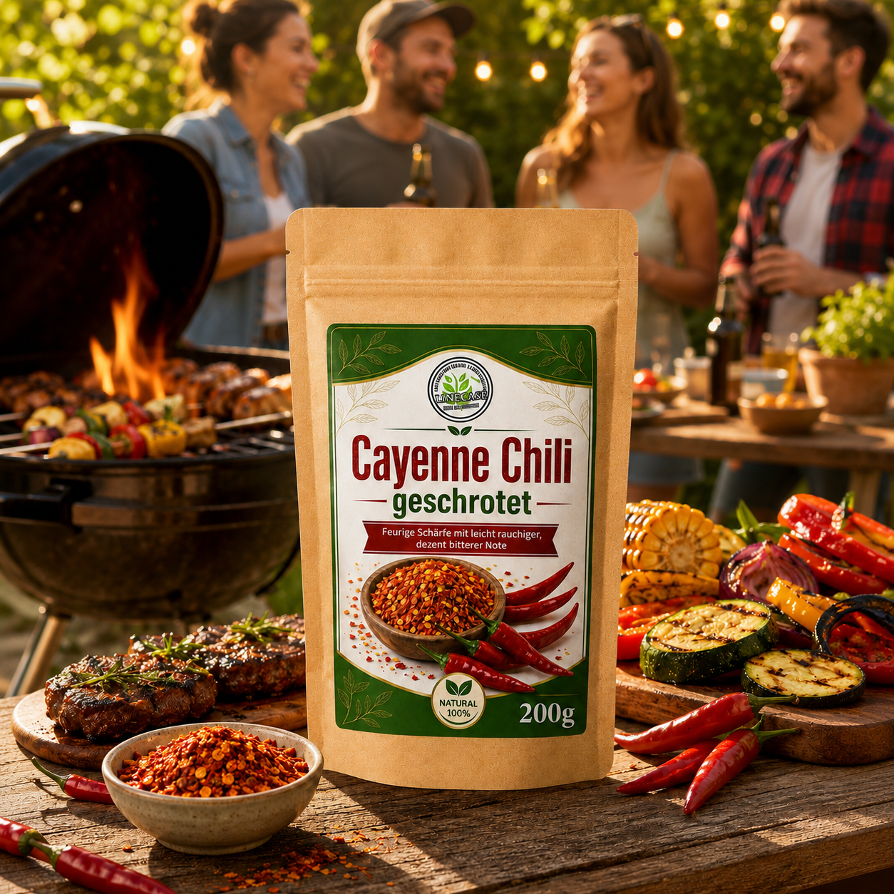 Cayenne Chili geschrotet 200g