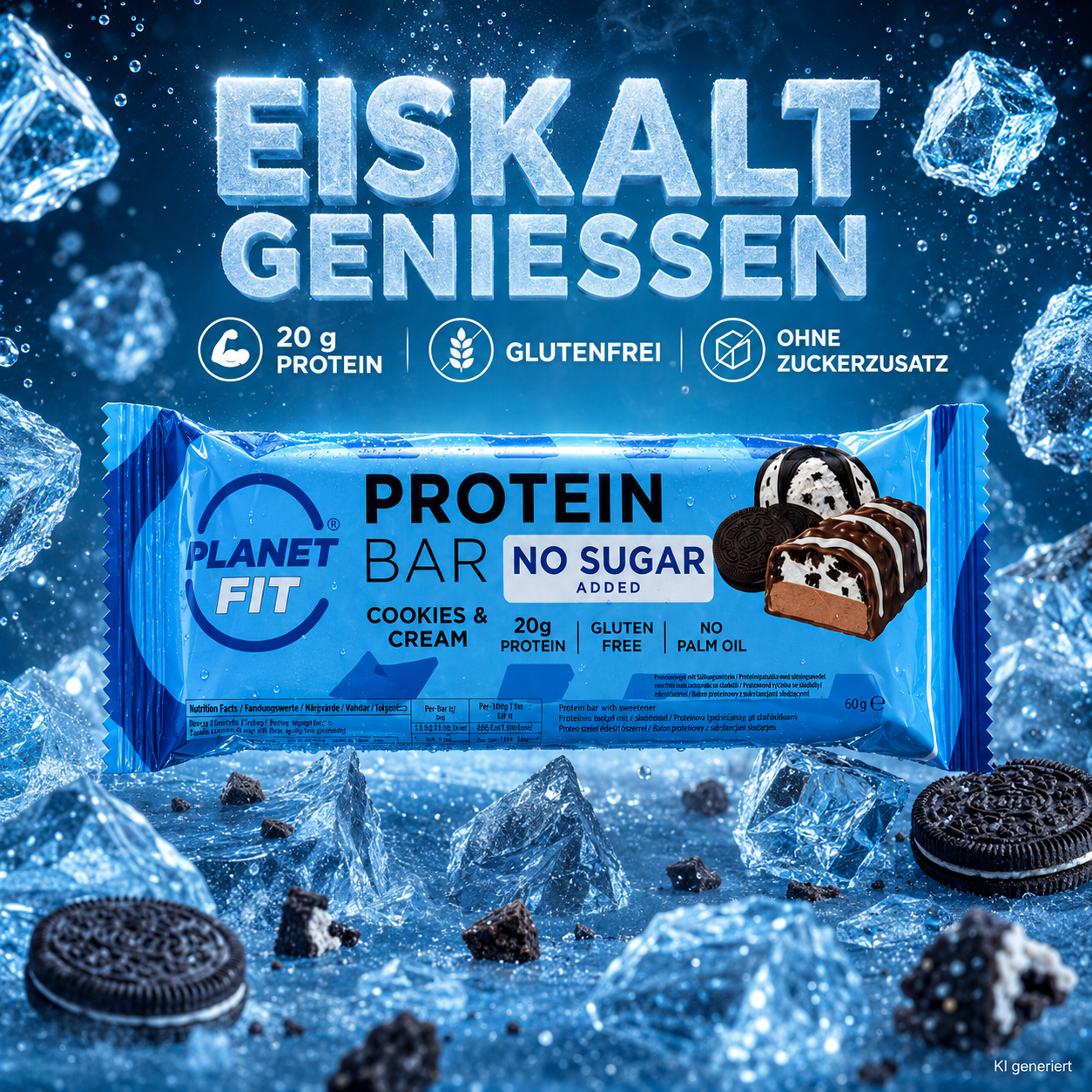 Cookies&Cream Protein Riegel 60g