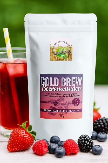 Cold Brew Probier Set 4 Sorten| Teeset 4x 100g Früchtetee Set