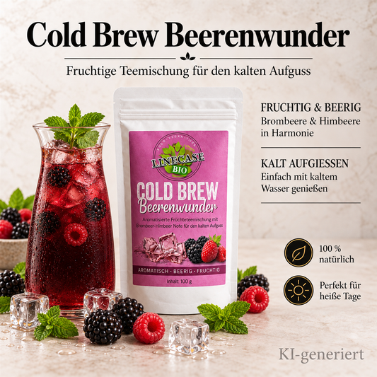Früchtetee Brombeer-Himbeer| Cold Brew Tee 100 g| Tee| Früchtetee| Waldfrucht