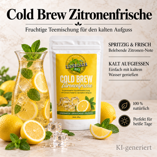 Früchteteemischung Zitronen|  Cold Brew Tee  100 g| Tee| Zitronen Tee| Früchtetee