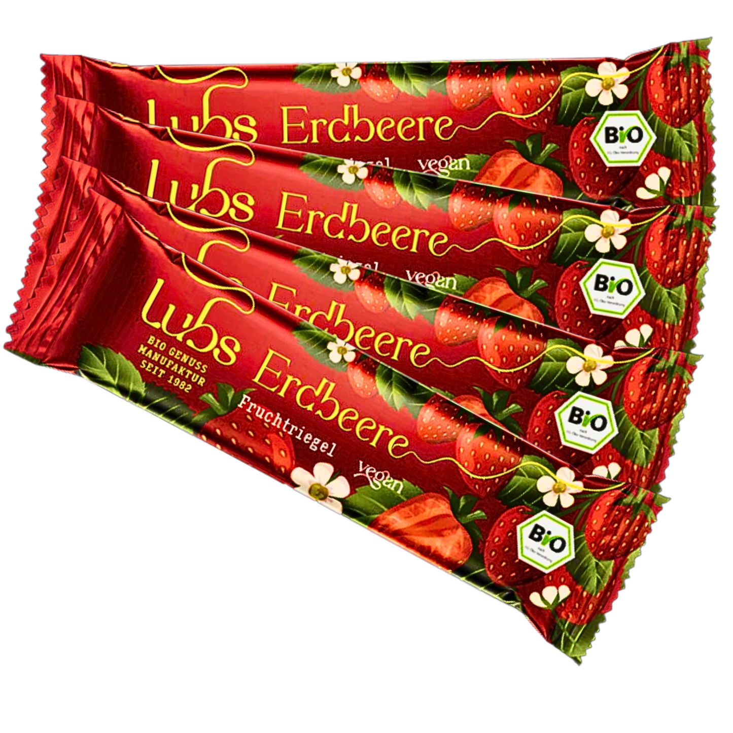 Lubs Bio & Vegan Fruchtriegel Erdbeer