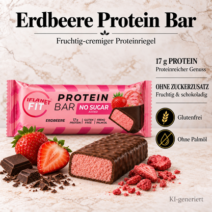 Protein Riegel Erdbeere 55g