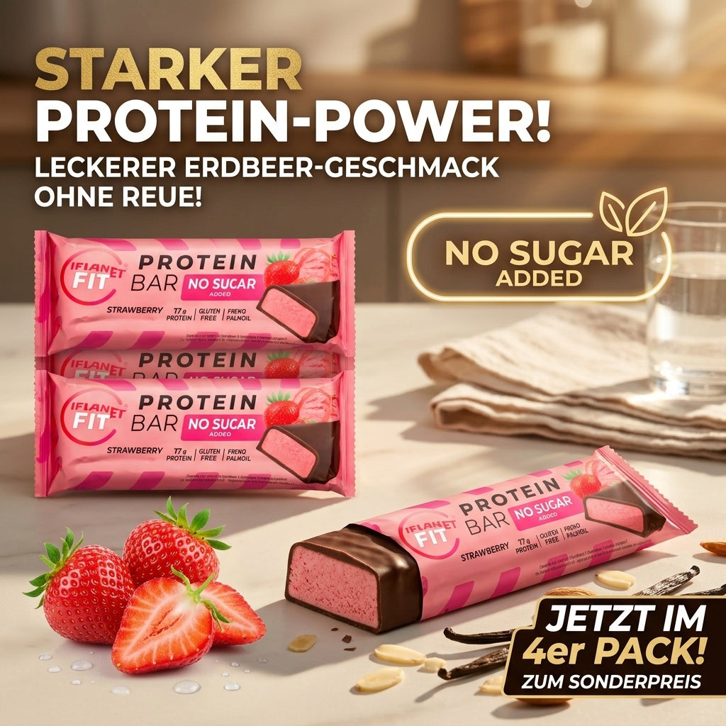 Protein Riegel Erdbeere 55g