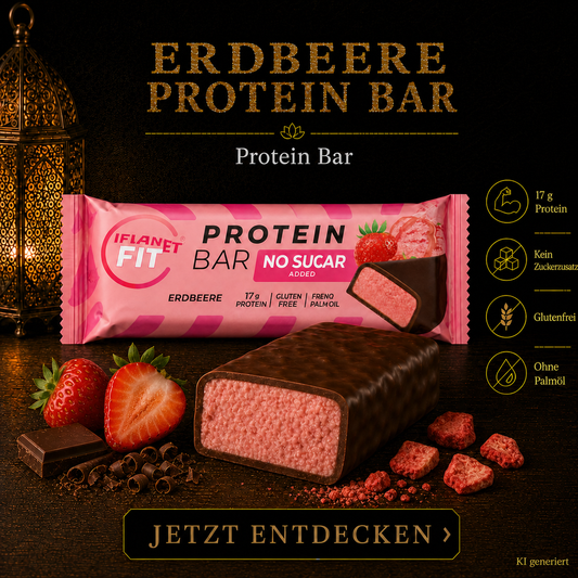 Protein Riegel Erdbeere 55g