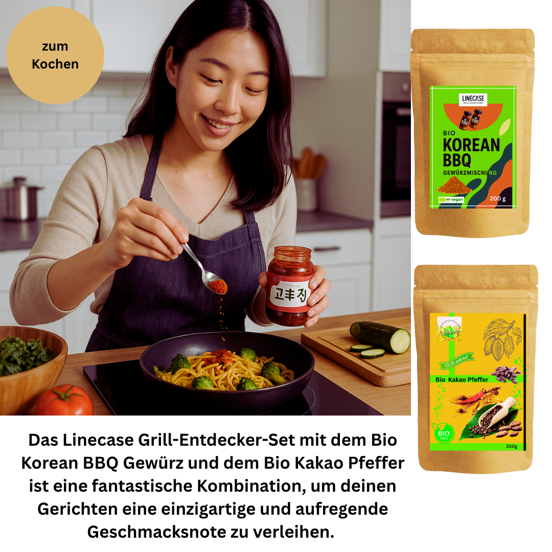 Linecase - Bio Feinschmecker Grill Gewürze Set 2x200g