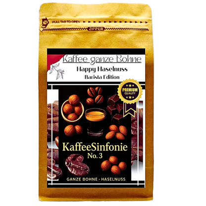 Kaffee ganze Bohne - Haselnuss Aroma 250g| Arabica Kaffee