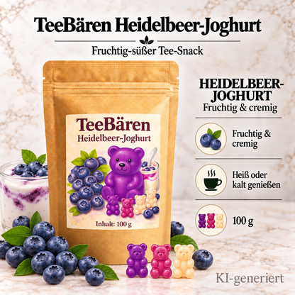 Linecase - Teebären Heidelbeer Joghurt 100g