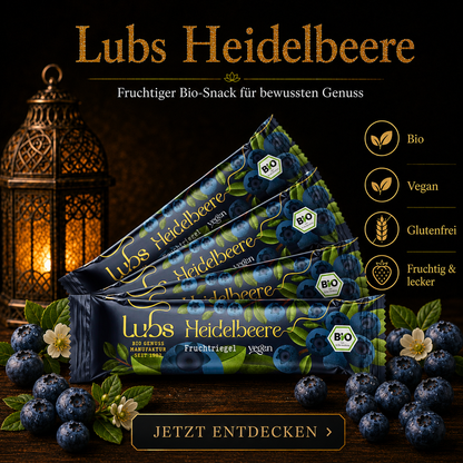 Lubs Bio&Vegan Fruchtriegel Heidelbeer